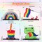 LGBTQ Pride Centerpieces Decorations - 4pcs LGBT Gay Pride Month